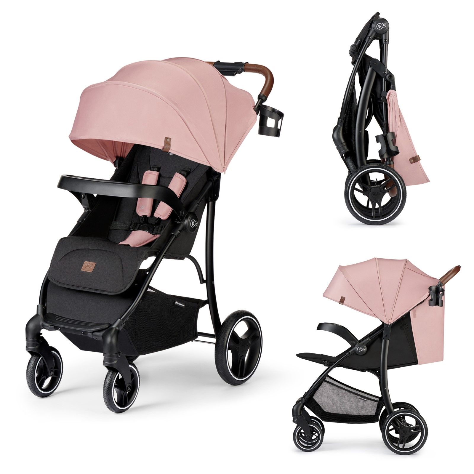 фото Коляска прогулочная kinderkraft cruiser lx pink