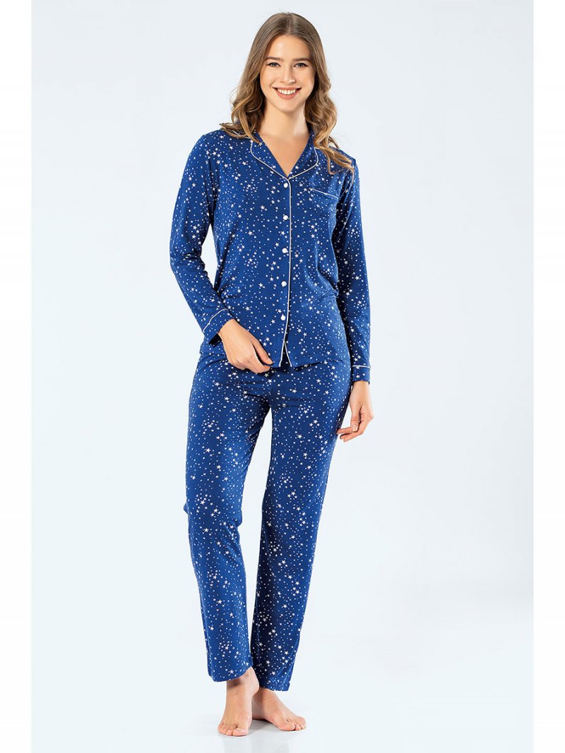 

Пижама женская Turen 3327 синяя XXL, 3327