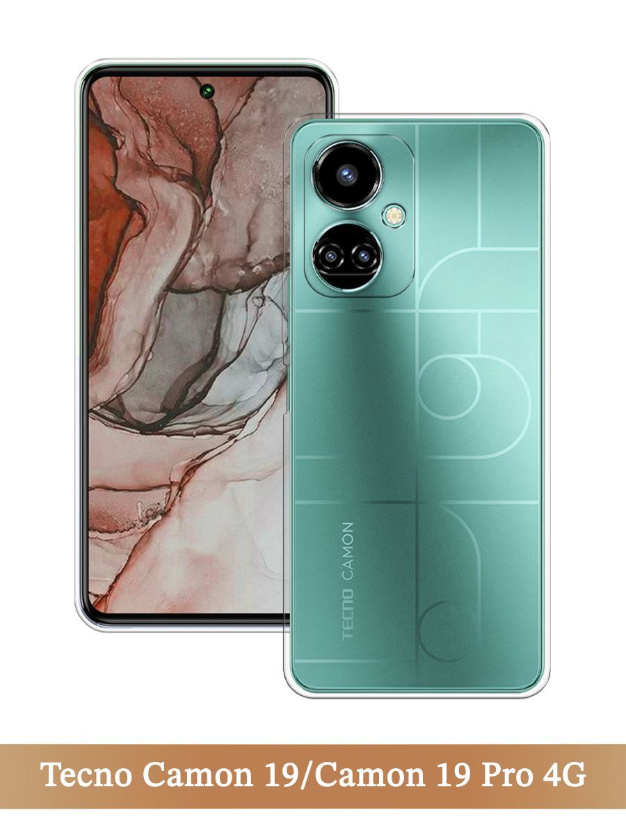 

Чехол на Tecno Camon 19/19 Pro 4G прозрачный, 302250-1