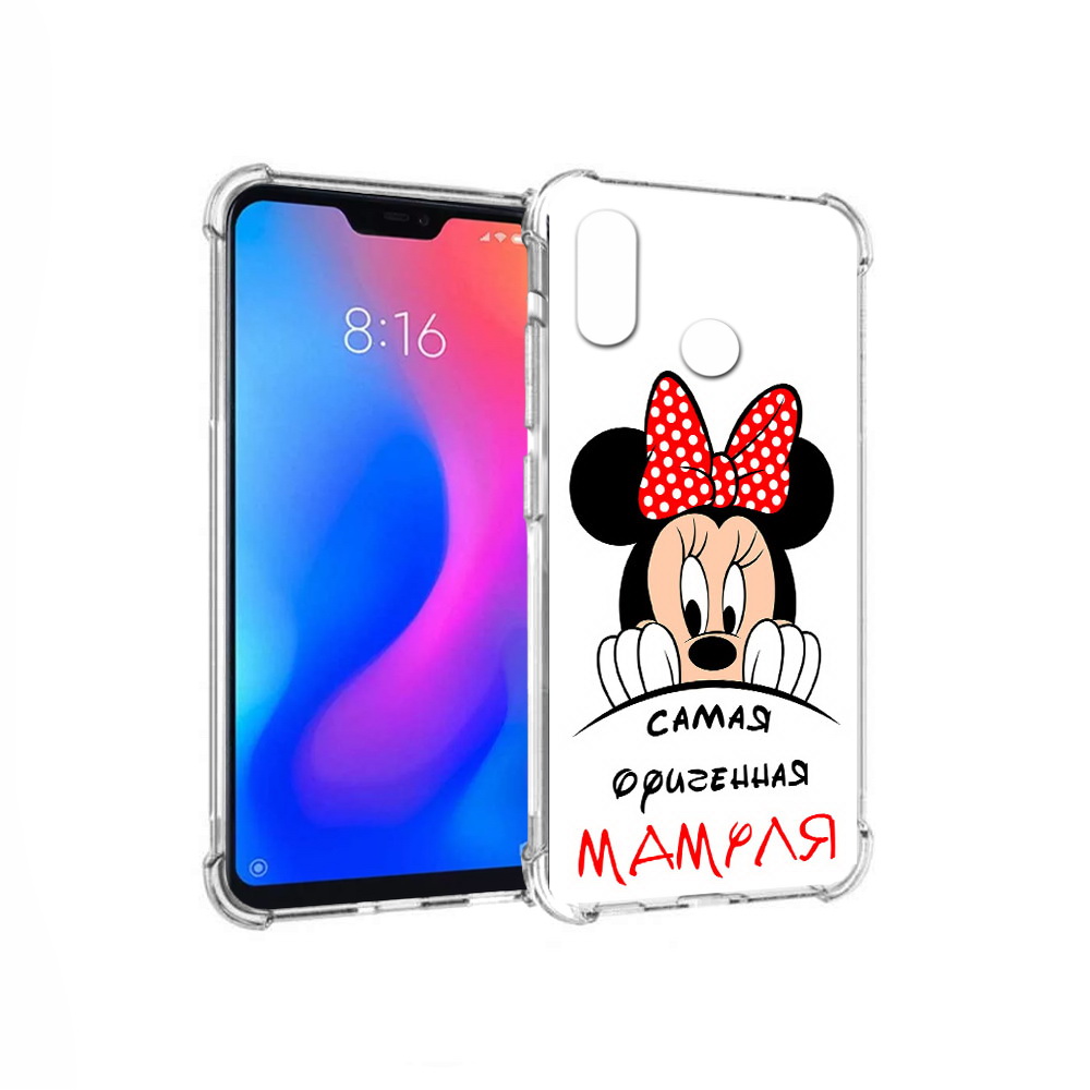

Чехол MyPads Tocco для Xiaomi Redmi 6 Pro Самая лучшая мамуля Мини Маус (PT113887.306.152), Прозрачный, Tocco