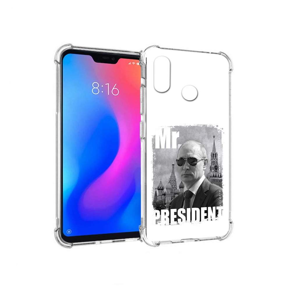 

Чехол MyPads Tocco для Xiaomi Redmi 6 Pro Путин (PT113887.306.141), Прозрачный, Tocco