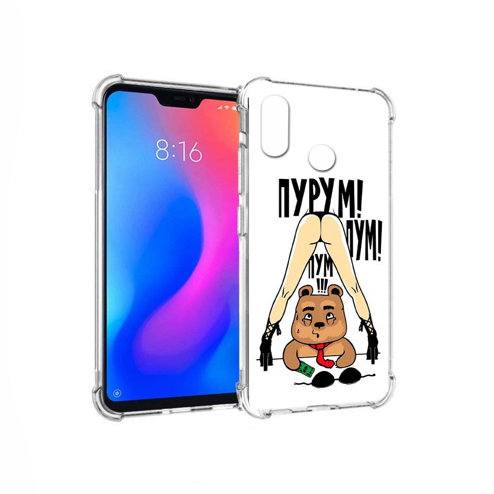 

Чехол MyPads Tocco для Xiaomi Redmi 6 Pro Пурум пум пум (PT113887.306.140), Прозрачный, Tocco