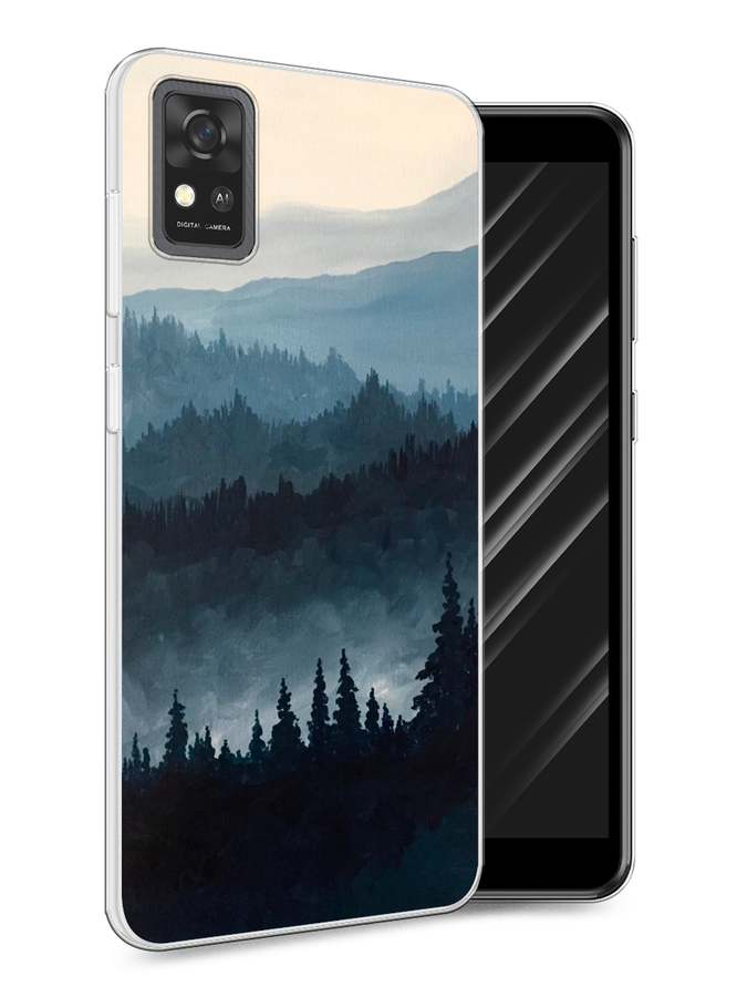 

Чехол Awog на ZTE Blade A31 / ЗТЕ Блэйд A31 "Туманные горы", Разноцветный, 134650-4