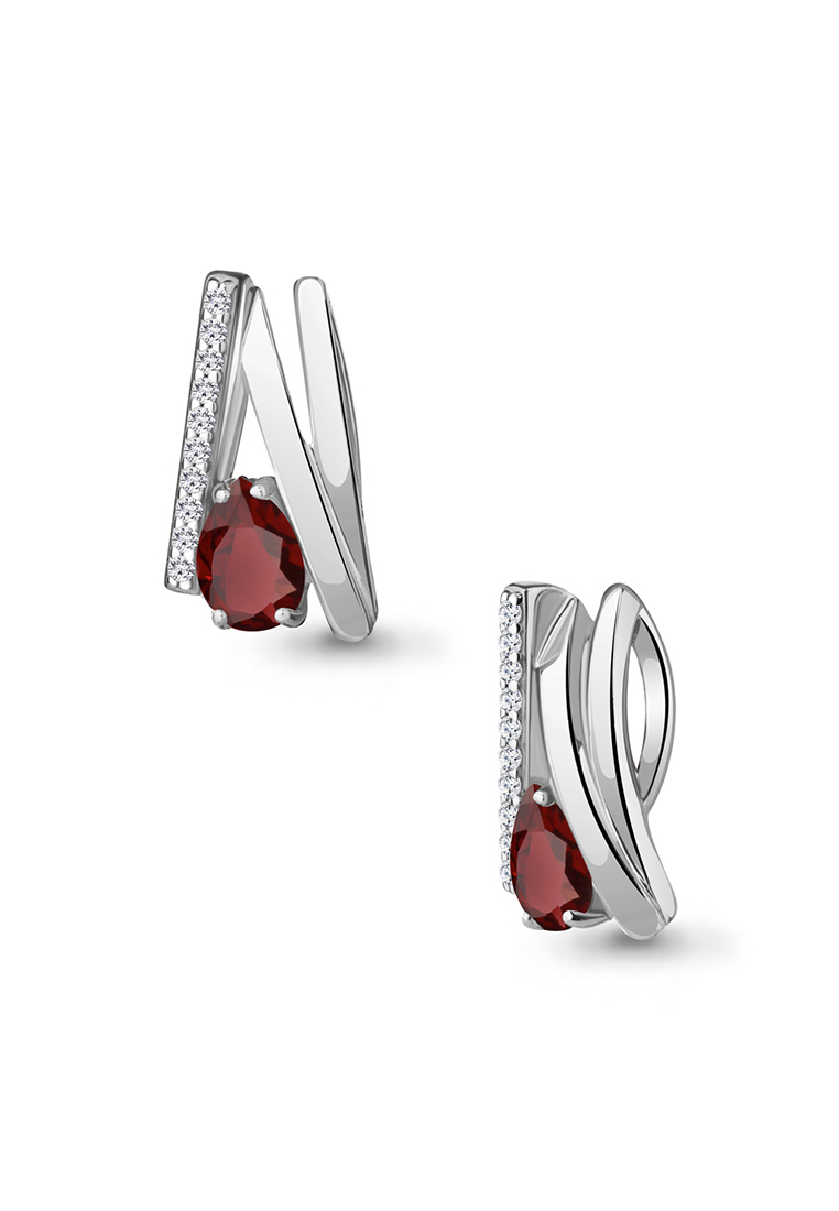 

Кулон из серебра с гранатом/фианитом Kari Jewelry 2532003А.5, 2532003А.5