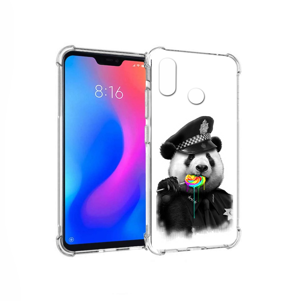 

Чехол MyPads Tocco для Xiaomi Redmi 6 Pro Панда полиция (PT113887.306.130), Прозрачный, Tocco