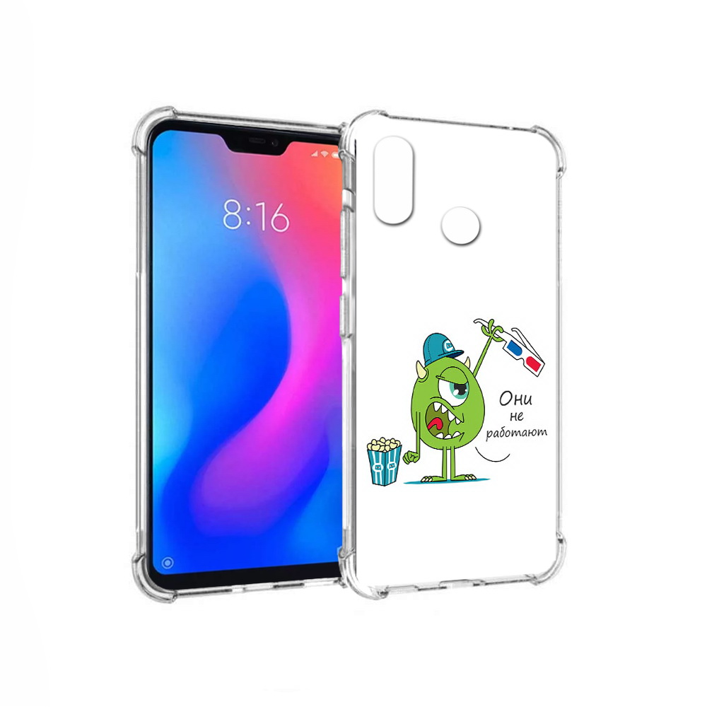 

Чехол MyPads Tocco для Xiaomi Redmi 6 Pro Очки не работают (PT113887.306.129), Прозрачный, Tocco