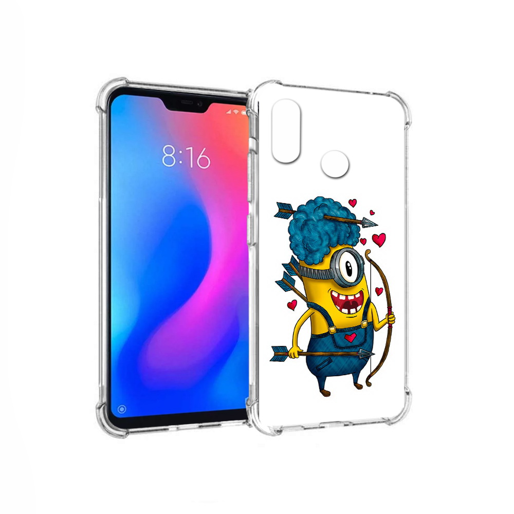 

Чехол MyPads Tocco для Xiaomi Redmi 6 Pro Миньон купидон (PT113887.306.117), Прозрачный, Tocco