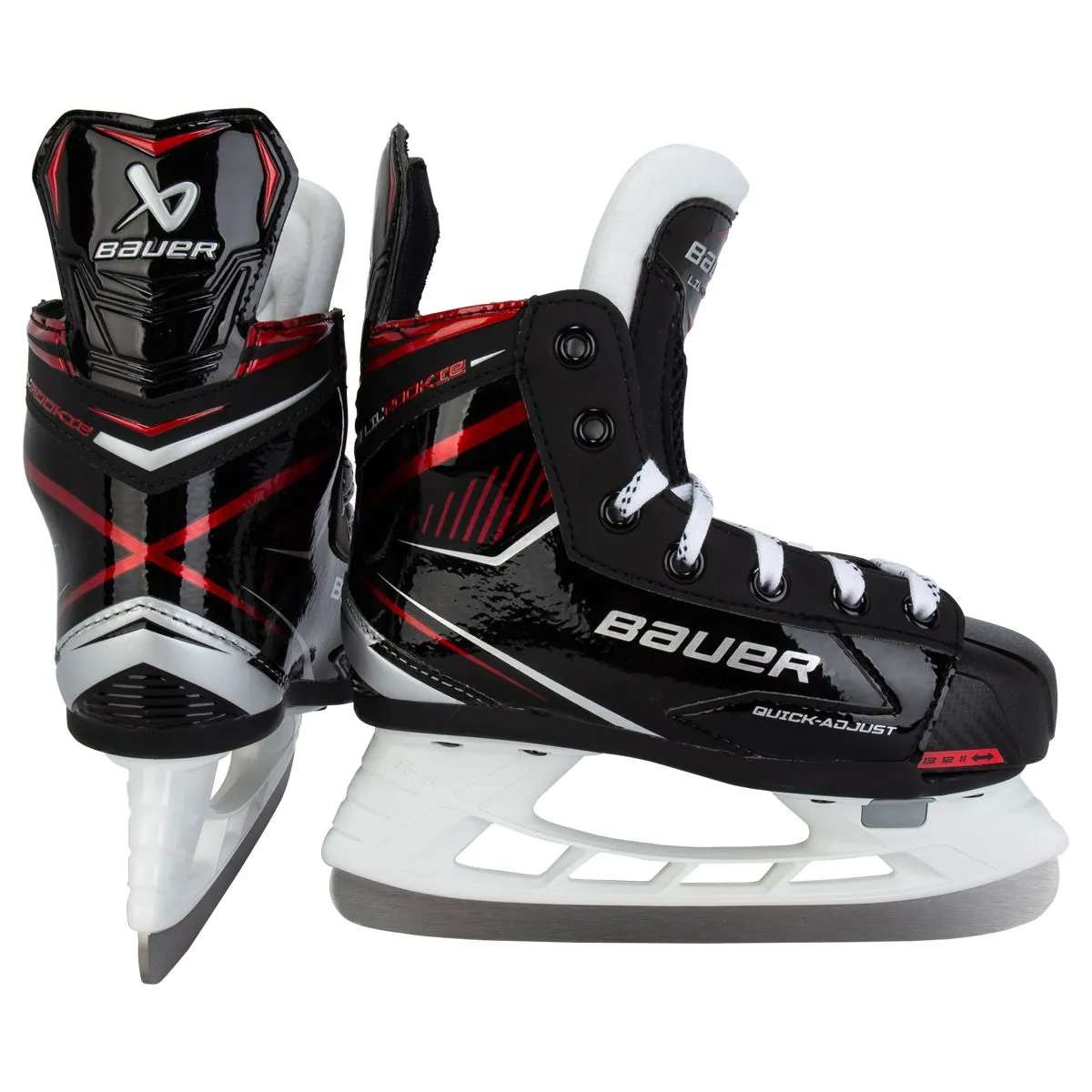 Коньки хоккейные Bauer LIL' ROOKIE ADJ S23 YTH, черный, размер 11.0-1.0 R