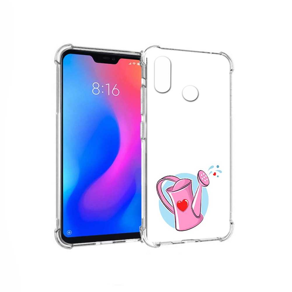 

Чехол MyPads Tocco для Xiaomi Redmi 6 Pro Лейка любви 14 февраля (PT113887.306.103), Прозрачный, Tocco