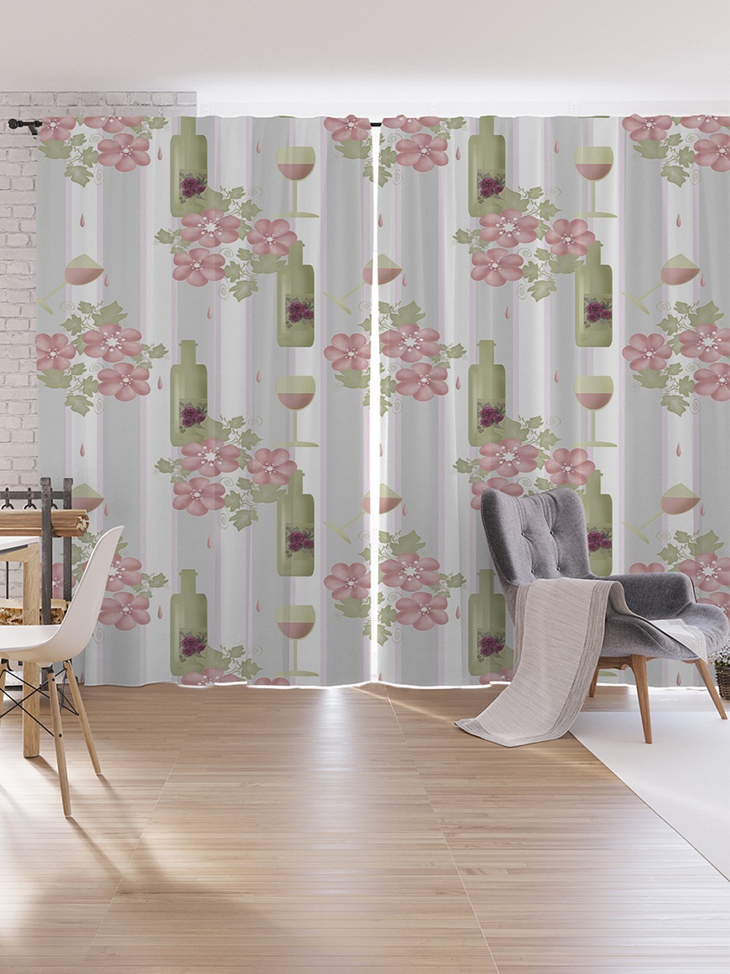 

Шторы под лён JoyArty "Вкус успеха", серия Oxford DeLux, 340х265 см, Вкус успеха