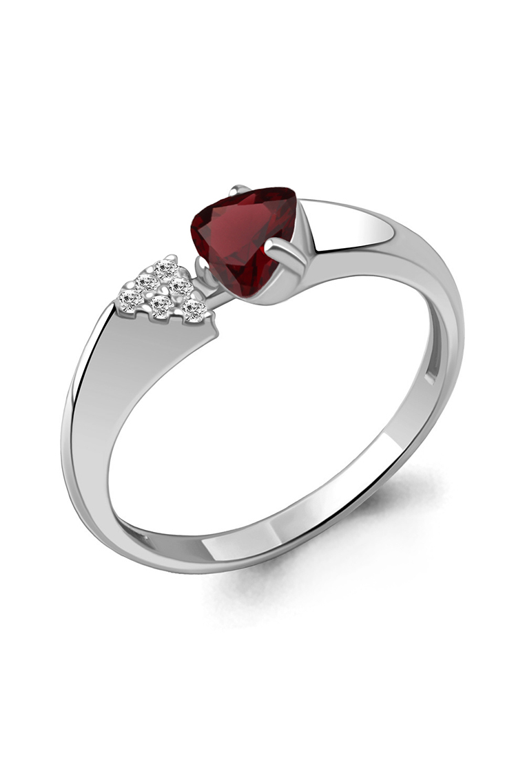 

Кольцо из серебра р. , Kari Jewelry 6961503А., гранат\фианит, 6961503А.5