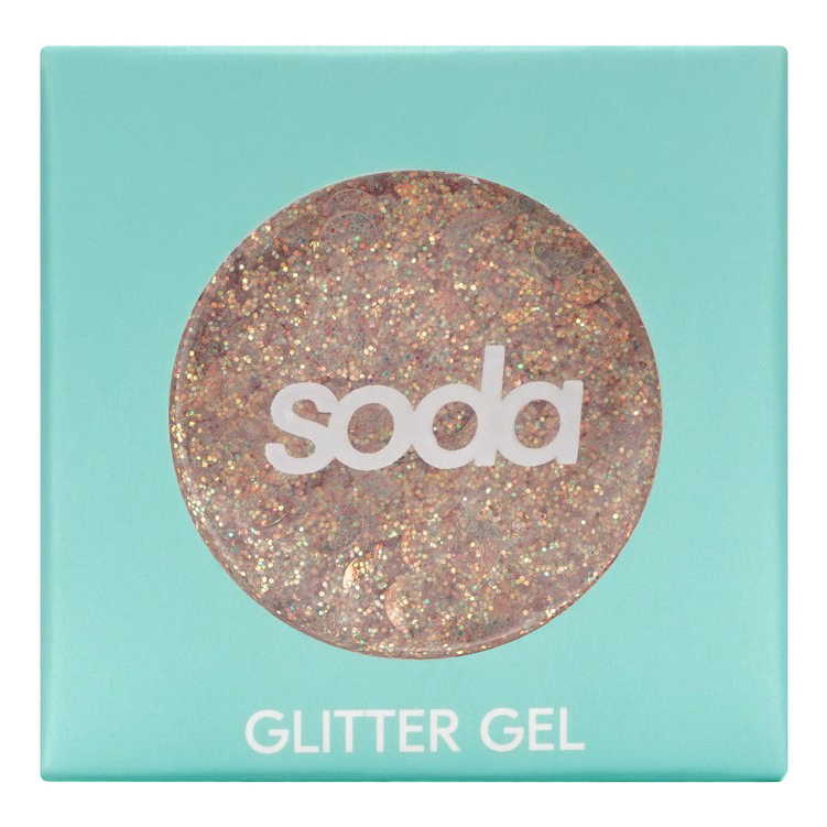 

Глиттер - гель Soda Glitter Gel цвет 002 Лео 1,5 г