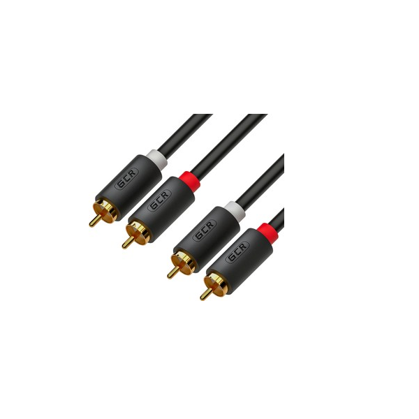 

Кабель GCR 2RCA - 2RCA, 1м черный