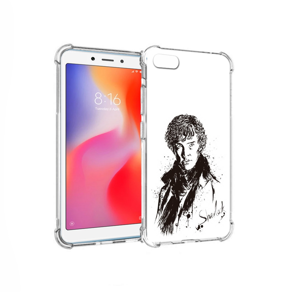

Чехол MyPads Tocco для Xiaomi Redmi 6A шерлок холмс портрет (PT113916.305.698), Прозрачный, Tocco