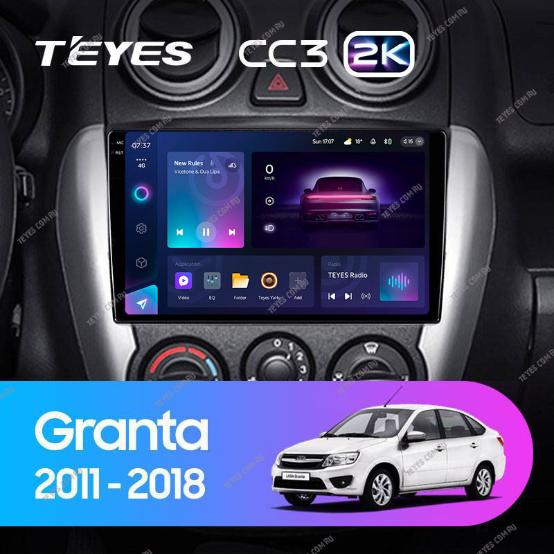 

Штатная магнитола Teyes CC3 2K 4/64 LADA Granta Sport 2011-2018 Тип-B, CC3 2K