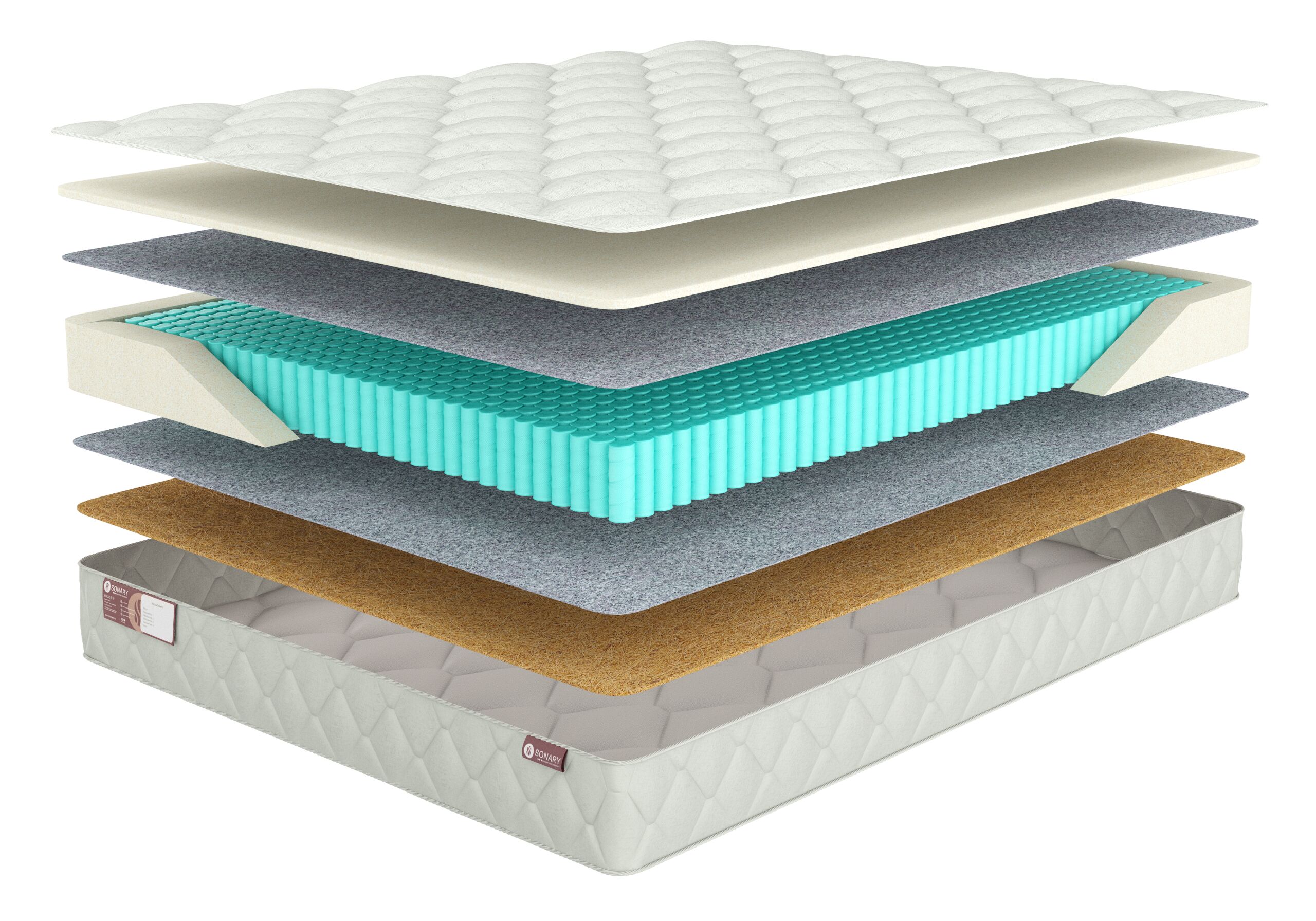 

Матрас Sonary Omolon 115х180 серии Baby, Белый, Omolon
