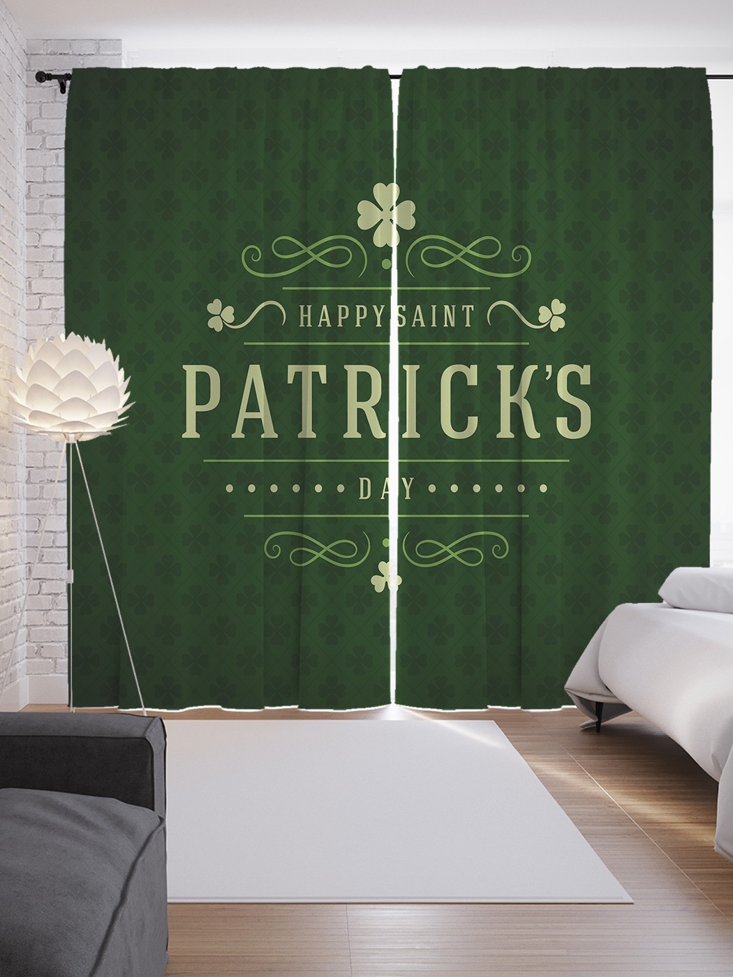 

Шторы JoyArty с фотопечатью "Цветочный декор" из сатена, 290х265 см, Цветочный декор