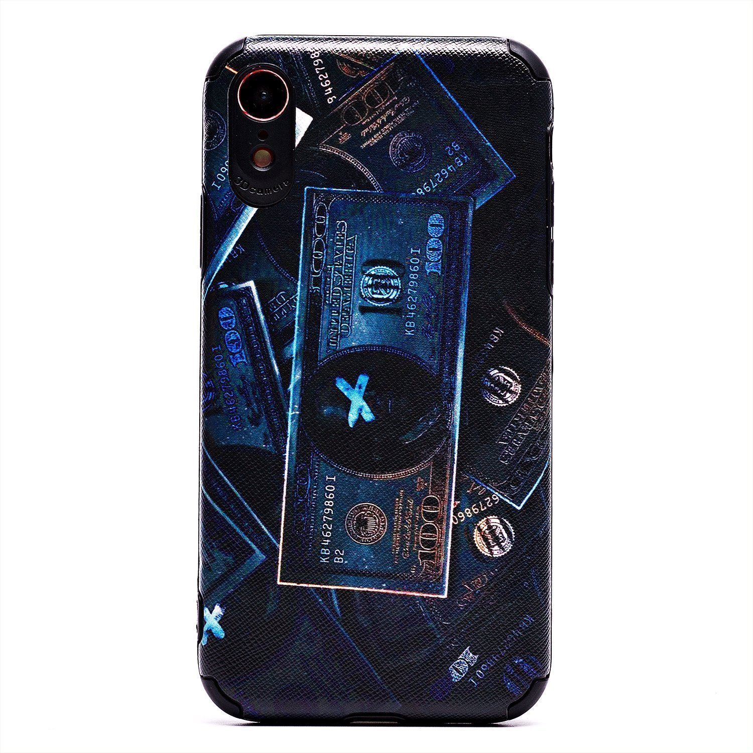

Чехол iPhone XR силиконовый (рис. 310/002), Черный, iPhone XR