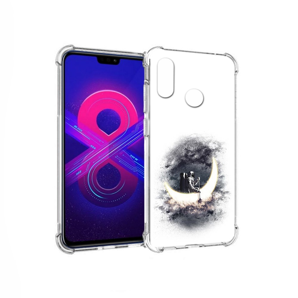 

Чехол MyPads Tocco для Honor 8X Max лунный путешественник (PT118941.31.448), Прозрачный, Tocco