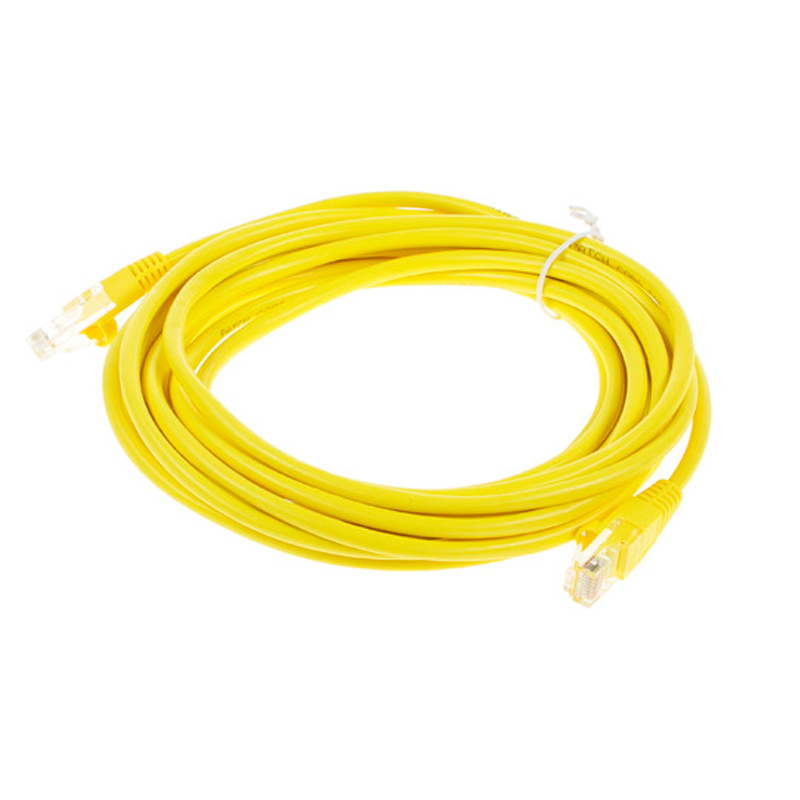 

Патч-корд NoBrand RJ45 - RJ45 вилка-вилка 5м желтый