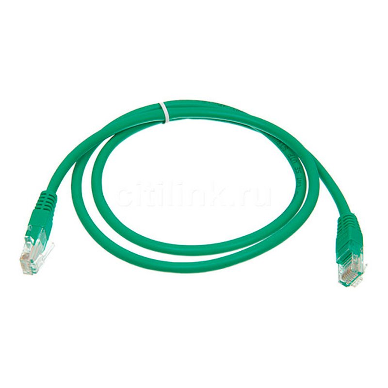 

Патч-корд NoBrand RJ45 - RJ45 вилка-вилка 1м зеленый