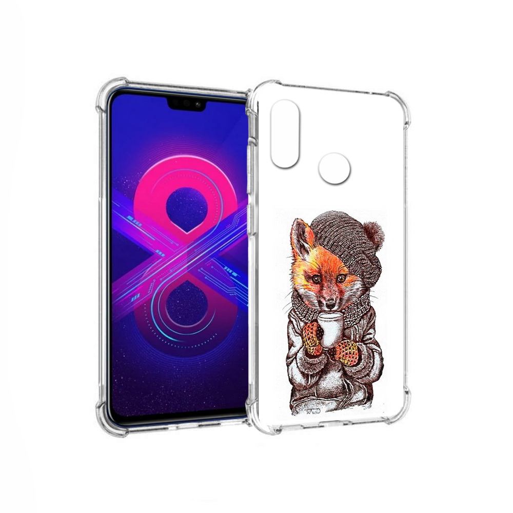 

Чехол MyPads Tocco для Honor 8X Max лиса в шапке (PT118941.31.437), Tocco