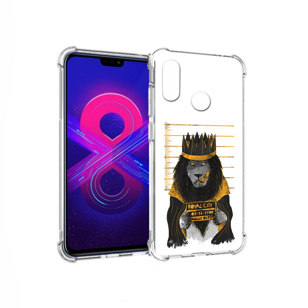 

Чехол MyPads Tocco для Honor 8X Max лев в законе (PT118941.31.435), Прозрачный, Tocco