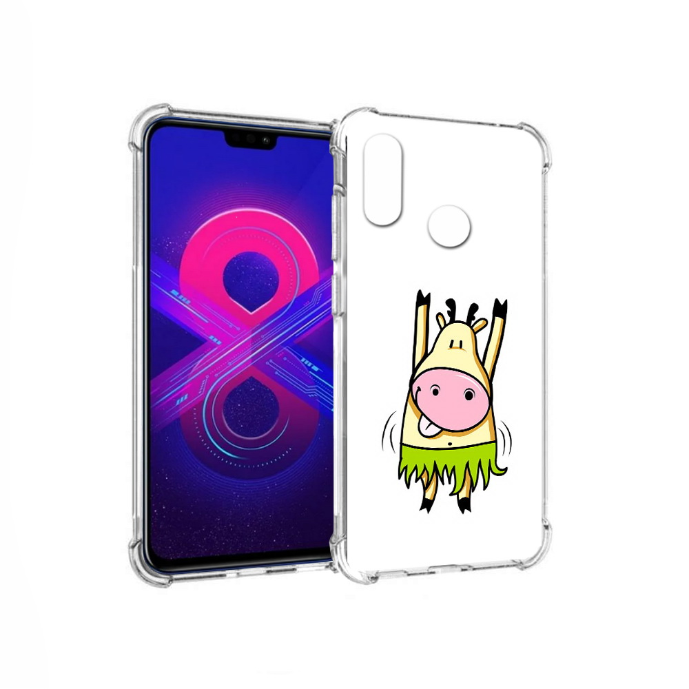 

Чехол MyPads Tocco для Honor 8X Max Веселая корова (PT118941.31.42), Прозрачный, Tocco