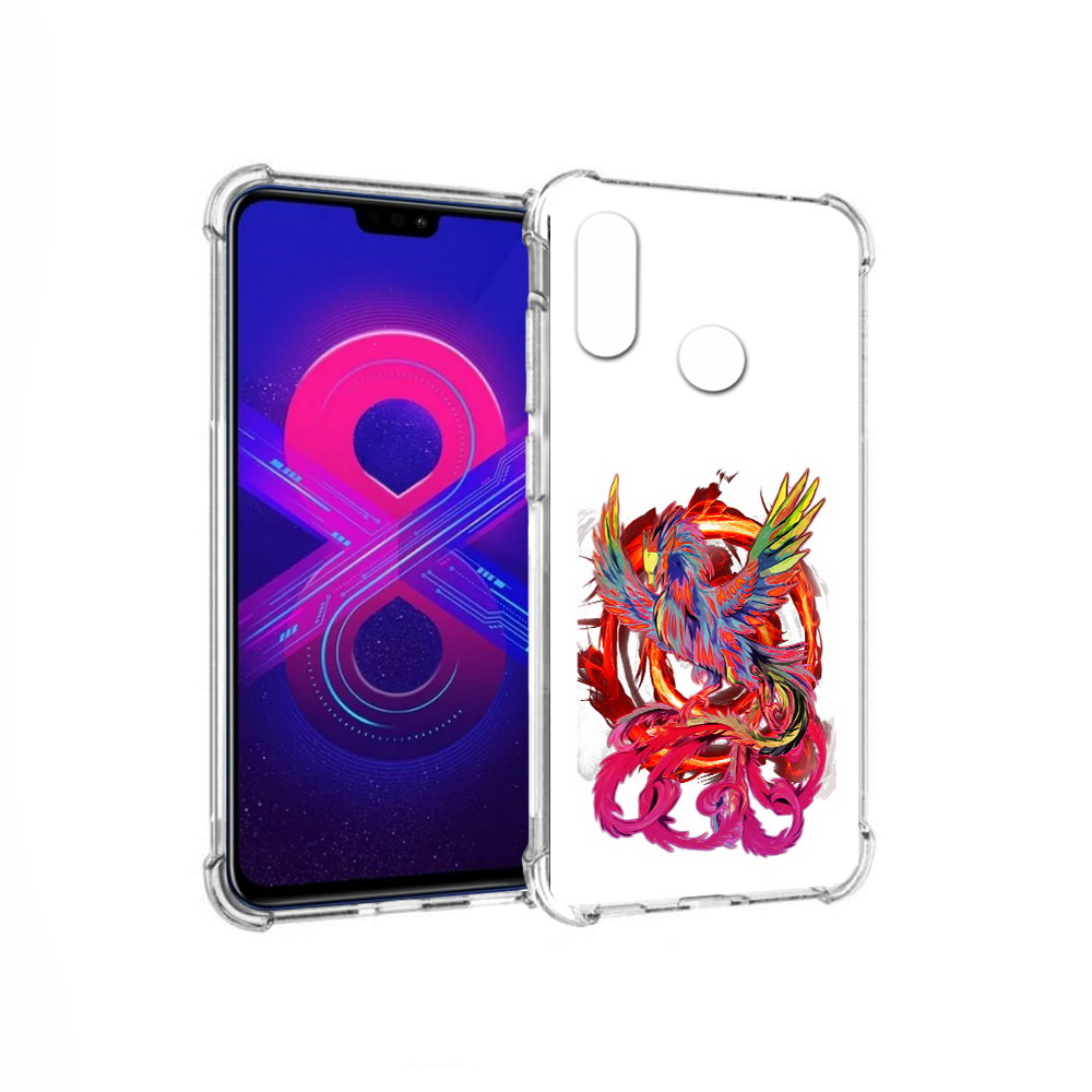 

Чехол MyPads Tocco для Honor 8X Max красочный феникс (PT118941.31.414), Прозрачный, Tocco