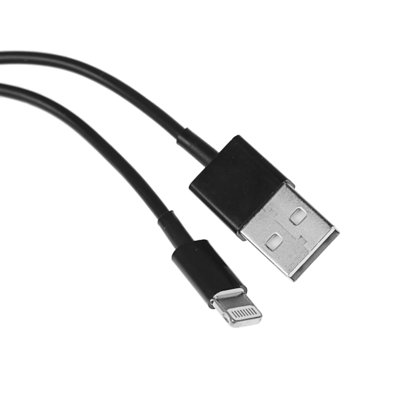 Кабель Mirex Lightning - USB 1А, 1 метр, черный