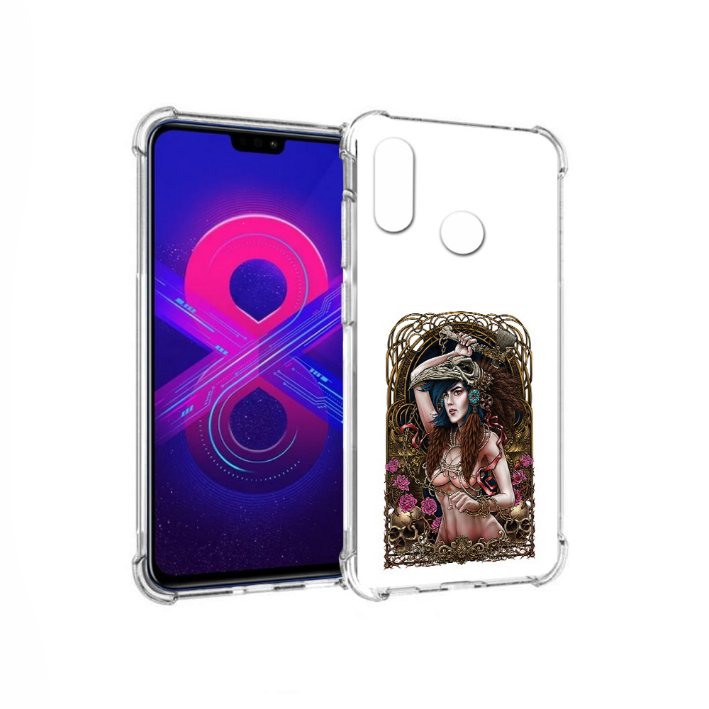 

Чехол MyPads Tocco для Honor 8X Max красивая девушка рисунок (PT118941.31.407), Прозрачный, Tocco