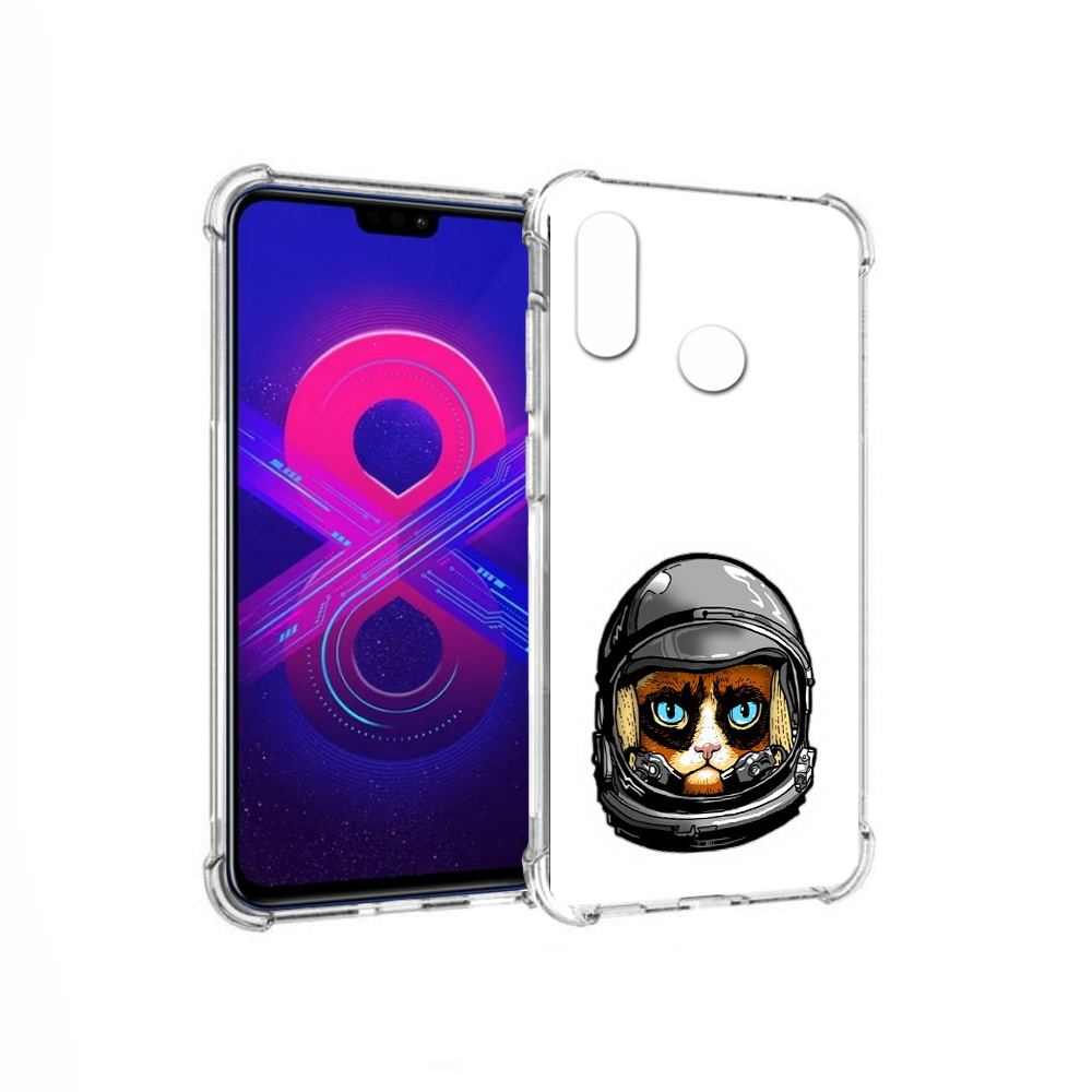 

Чехол MyPads Tocco для Honor 8X Max кот космонавт (PT118941.31.400), Прозрачный, Tocco