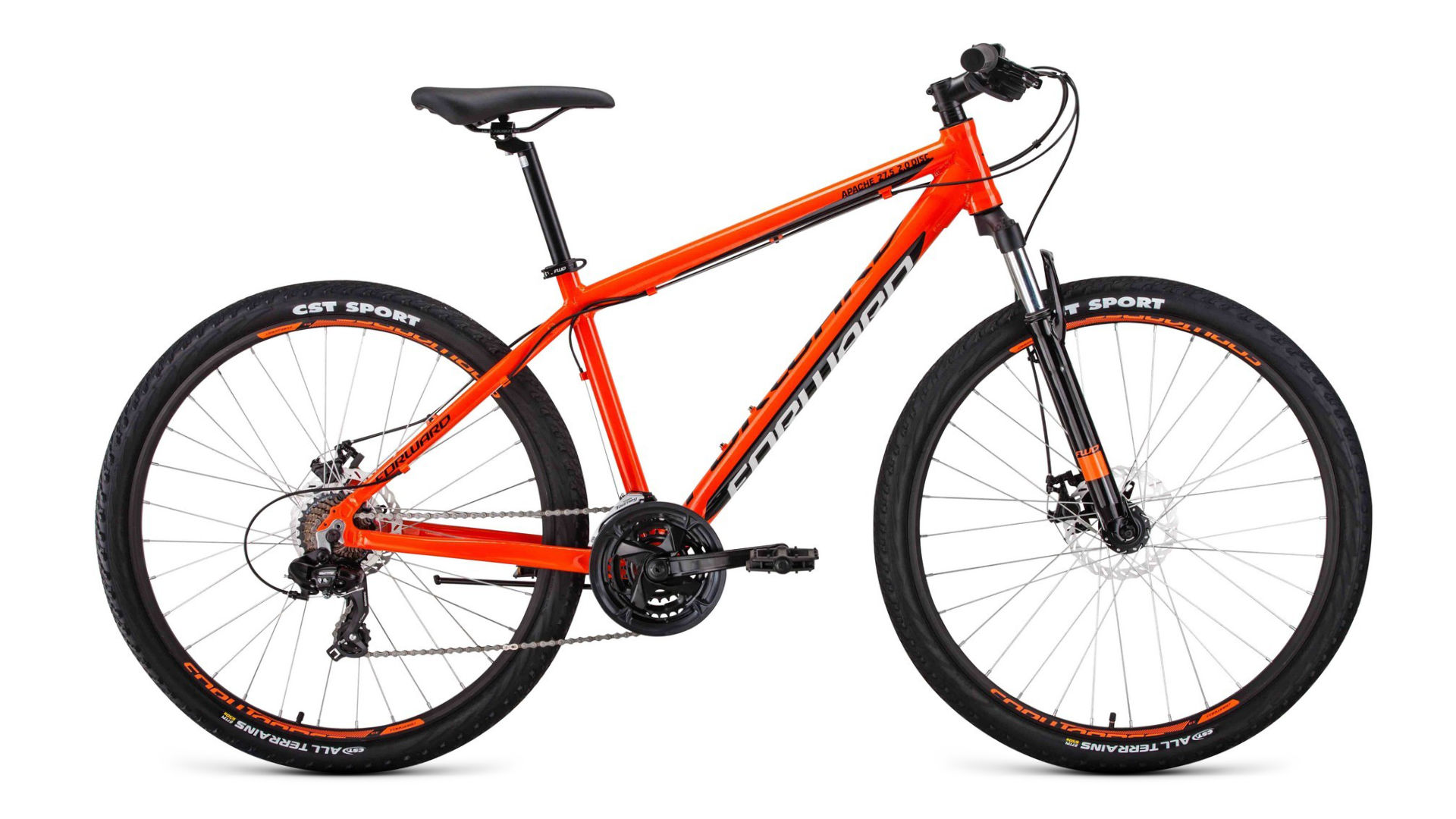фото Велосипед forward apache 27.5 2.0 disc 2020 15" orange