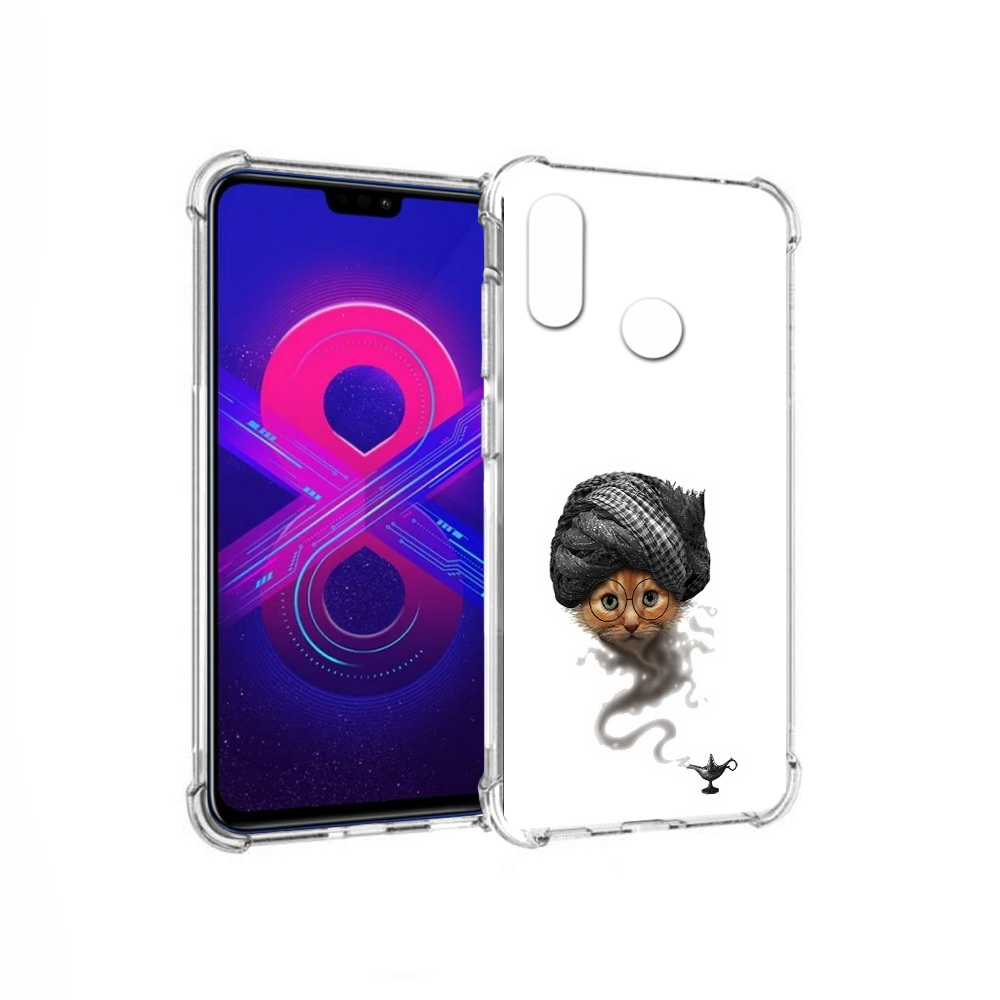 

Чехол MyPads Tocco для Honor 8X Max кот джин (PT118941.31.398), Прозрачный, Tocco