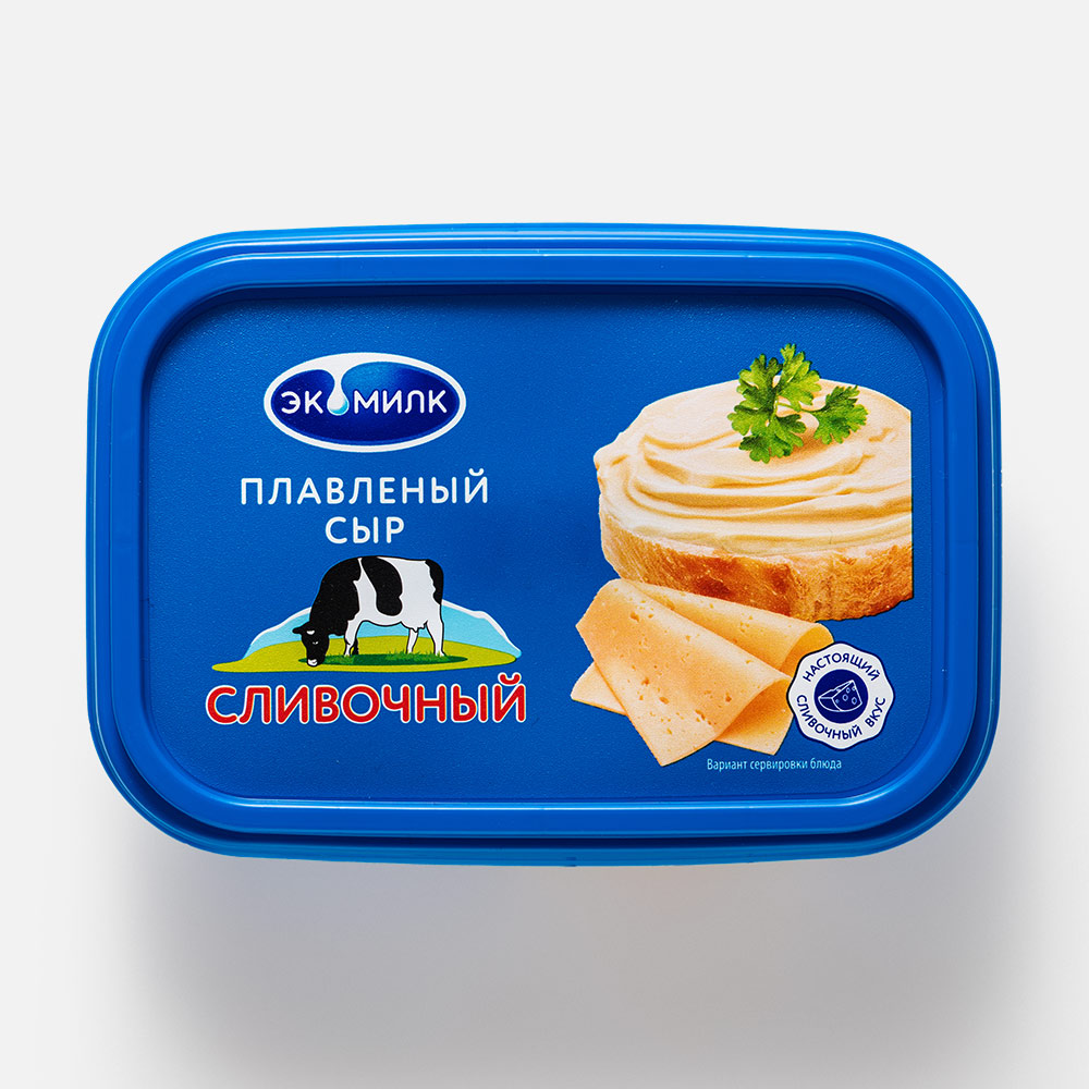 Плавленый сыр Экомилк Сливочный 55% 200 г