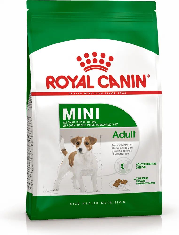 

Сухой корм для собак Royal Canin Mini Adult малых пород до 10 кг, 8 кг
