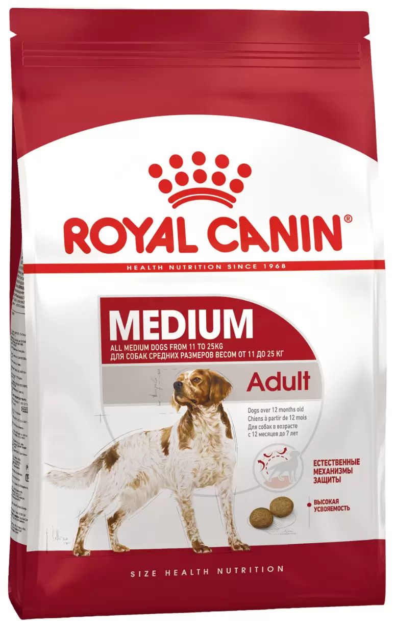 

Сухой корм для взрослых собак средних пород Royal Canin Medium Adult 30 кг