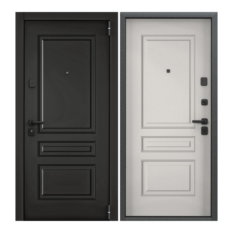 фото Дверь входная torex для квартиры металлическая comfort x 950х2050 правый, черный torex стальные двери