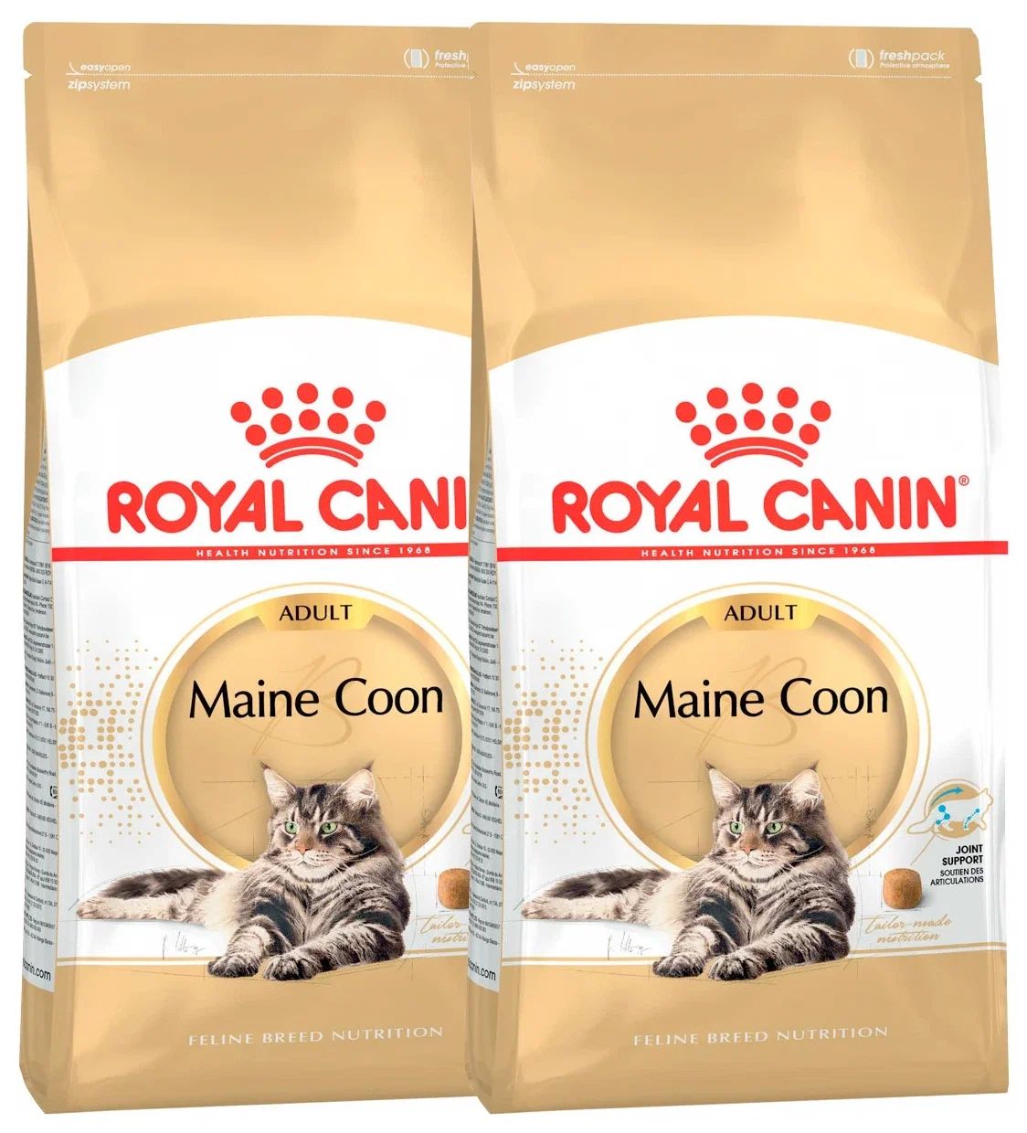 Сухой корм для кошек Royal Canin Maine Coon Adult, для породы мэйн-кун,2 шт по 4 кг