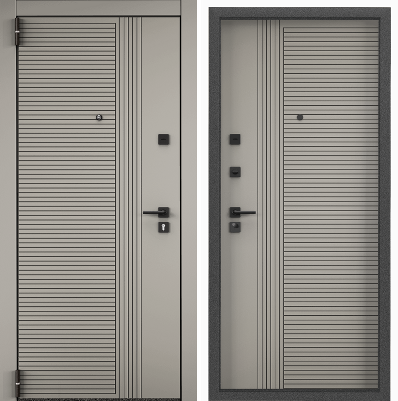 Дверь входная Torex для квартиры металлическая Terminal-D 950х2050 левый, бежевый