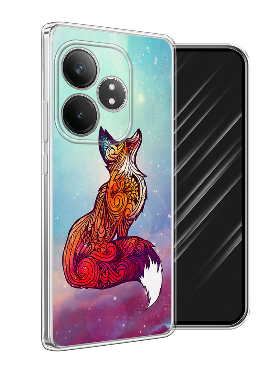 

Чехол Awog на Realme GT 6T "Лиса 1", Голубой;фиолетовый, 2517550-1