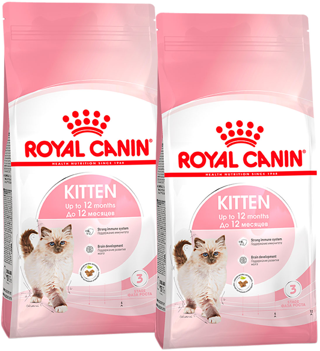 фото Сухой корм для котят royal canin kitten 36, 2 шт по 10 кг