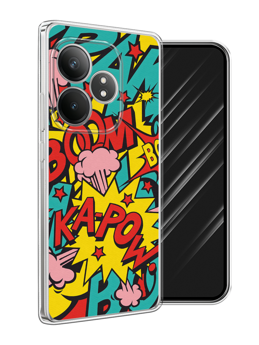 

Чехол Awog на Realme GT 6T "Постер pop art", Бирюзовый;желтый;красный, 2517550-1