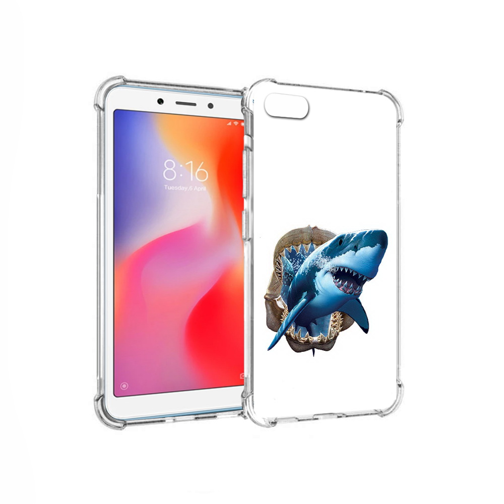 

Чехол MyPads Tocco для Xiaomi Redmi 6A челюсти (PT113916.305.675), Прозрачный, Tocco