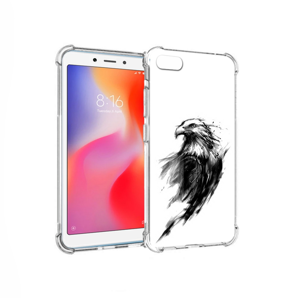 

Чехол MyPads Tocco для Xiaomi Redmi 6A чб птица (PT113916.305.670), Прозрачный, Tocco