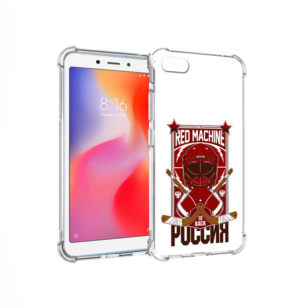 Чехол MyPads Tocco для Xiaomi Redmi 6A хоккей россия (PT113916.305.666)