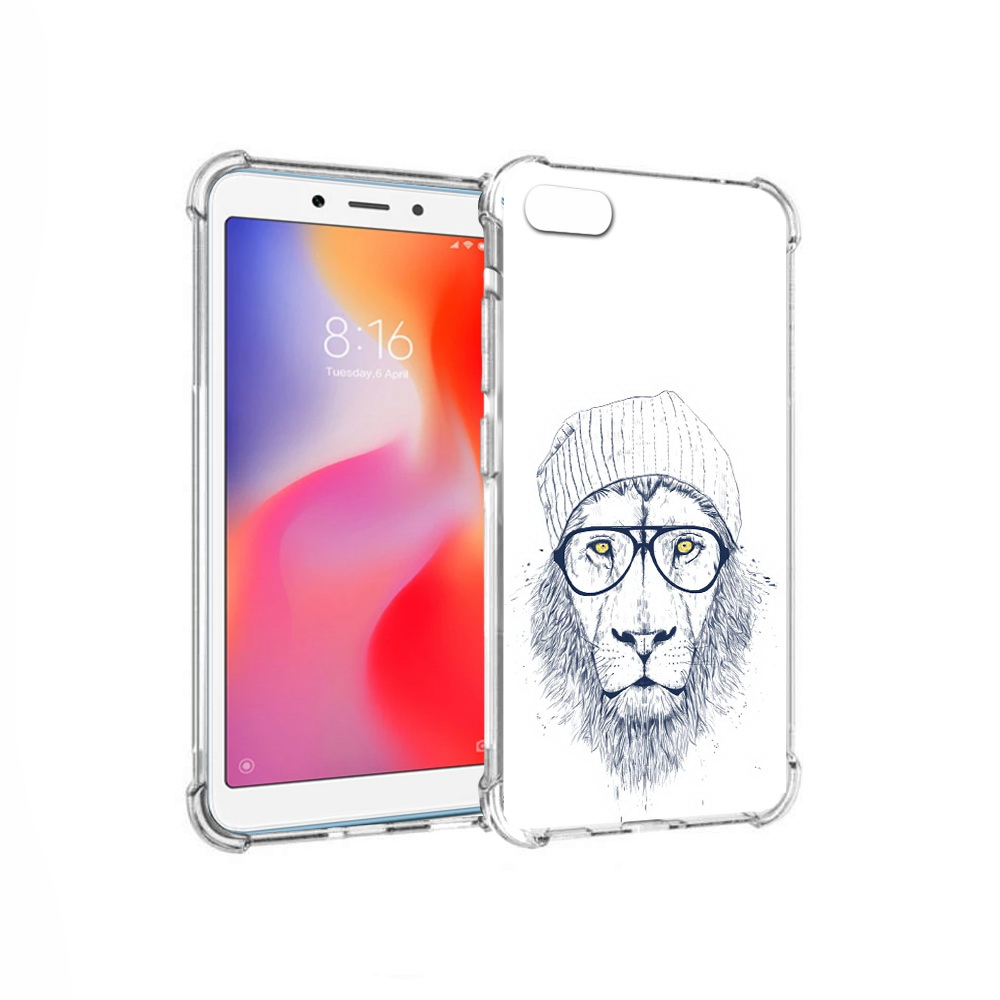 Чехол MyPads Tocco для Xiaomi Redmi 6A хиппи лев (PT113916.305.663)