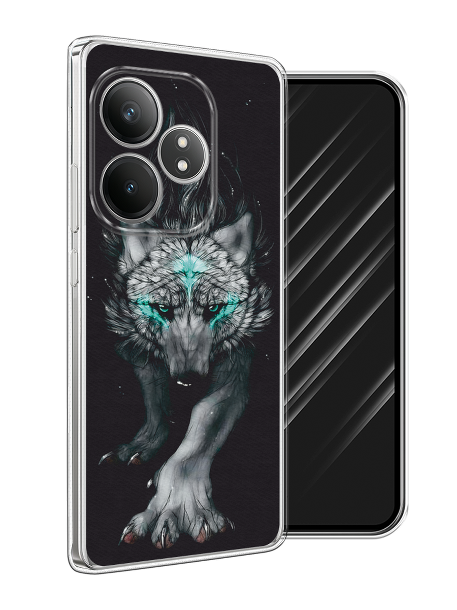 

Чехол Awog на Realme GT 6T "Волшебный волк", Черный;серый, 2517550-1