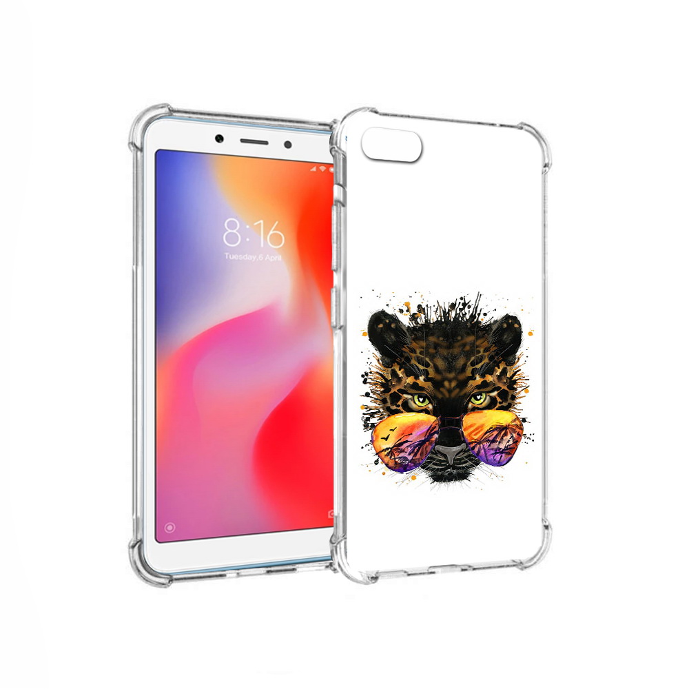 

Чехол MyPads Tocco для Xiaomi Redmi 6A тропический леопард (PT113916.305.649), Прозрачный, Tocco