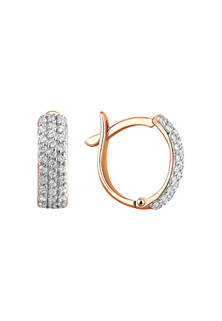 

Серьги из желтого золота с фианитом Kari Jewelry СЛ-401709, СЛ-401709